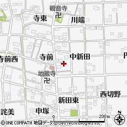 愛知県一宮市時之島中新田12周辺の地図