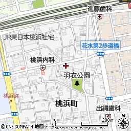 神奈川県平塚市桃浜町12-25周辺の地図