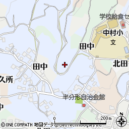 神奈川県足柄上郡中井町半分形周辺の地図