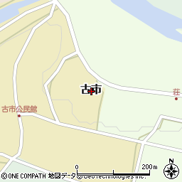 鳥取県西伯郡伯耆町古市周辺の地図