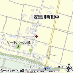 滋賀県高島市安曇川町田中2121周辺の地図