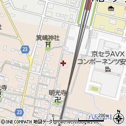 滋賀県高島市安曇川町三尾里708周辺の地図