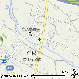 静岡県御殿場市仁杉327-1周辺の地図