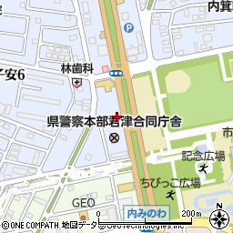 山岡家君津店周辺の地図