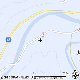兵庫県養父市大屋町筏348周辺の地図