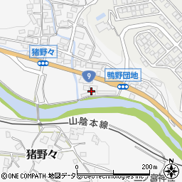 京都府福知山市猪野々383周辺の地図