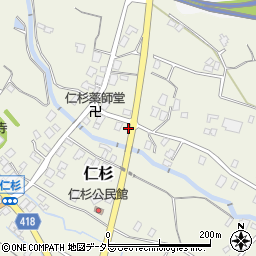 静岡県御殿場市仁杉327周辺の地図