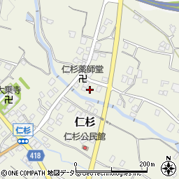 静岡県御殿場市仁杉329周辺の地図