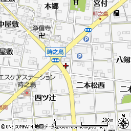 愛知県一宮市時之島上屋敷66周辺の地図