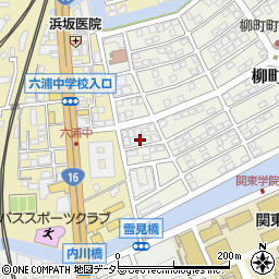 神奈川県横浜市金沢区柳町18-9周辺の地図