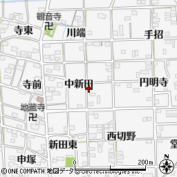 愛知県一宮市時之島中新田40周辺の地図