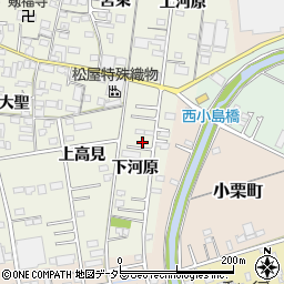 愛知県一宮市今伊勢町馬寄下河原周辺の地図