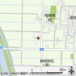 岐阜県大垣市深池町413周辺の地図