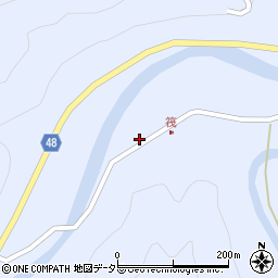 兵庫県養父市大屋町筏248周辺の地図