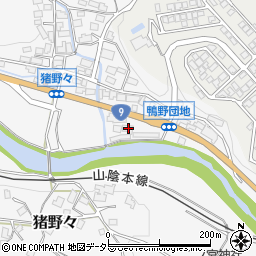 京都府福知山市猪野々383-3周辺の地図