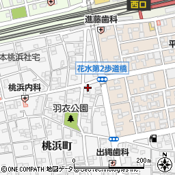 神奈川県平塚市桃浜町14-34周辺の地図