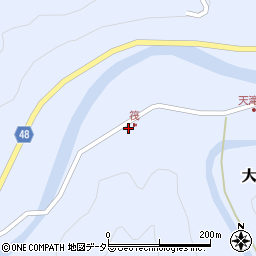 兵庫県養父市大屋町筏349周辺の地図