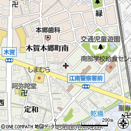 愛知県江南市木賀本郷町南145周辺の地図