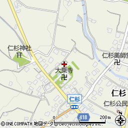 静岡県御殿場市仁杉858-1周辺の地図