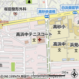 辻堂公民館周辺の地図