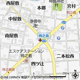 愛知県一宮市時之島上屋敷56周辺の地図