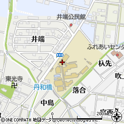 愛知県一宮市丹羽（中山）周辺の地図
