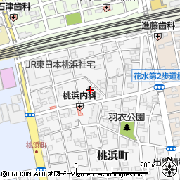 神奈川県平塚市桃浜町5-23周辺の地図