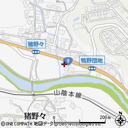 京都府福知山市猪野々391周辺の地図