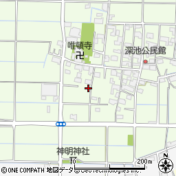 岐阜県大垣市深池町554周辺の地図