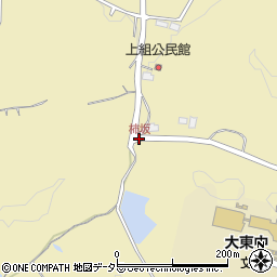柿坂周辺の地図