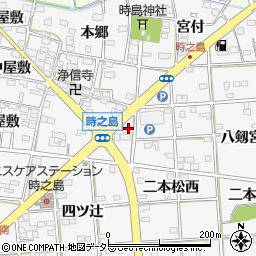 愛知県一宮市時之島上屋敷21周辺の地図