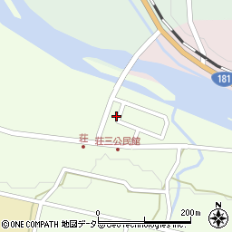 鳥取県西伯郡伯耆町荘55-15周辺の地図
