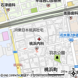 神奈川県平塚市桃浜町5-22-1周辺の地図