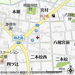 愛知県一宮市時之島辰已出24周辺の地図