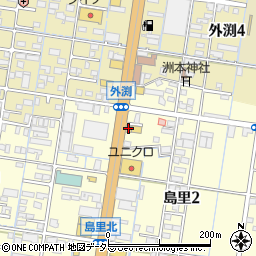 マクドナルド大垣インター店周辺の地図