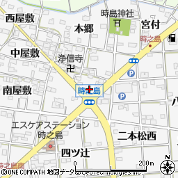 愛知県一宮市時之島上屋敷26周辺の地図