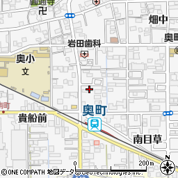 愛知県一宮市奥町（甚四前）周辺の地図