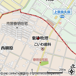 愛知県一宮市春明東砂吹埋21周辺の地図