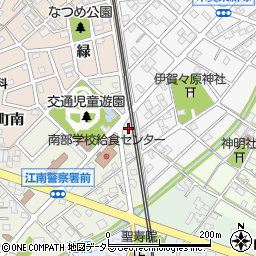 愛知県江南市木賀町大門46周辺の地図
