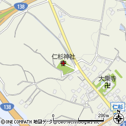 静岡県御殿場市仁杉1065周辺の地図