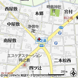 愛知県一宮市時之島上屋敷28周辺の地図