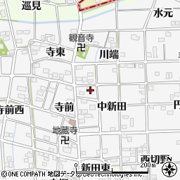 愛知県一宮市時之島中新田3周辺の地図