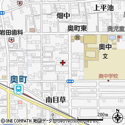 愛知県一宮市奥町畑中周辺の地図