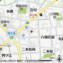 愛知県一宮市時之島辰已出28周辺の地図