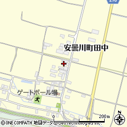 滋賀県高島市安曇川町田中2837周辺の地図