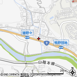 京都府福知山市猪野々394周辺の地図