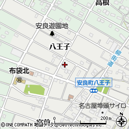 愛知県江南市安良町八王子195周辺の地図