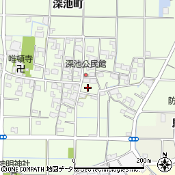 岐阜県大垣市深池町916周辺の地図
