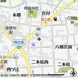 愛知県一宮市時之島辰已出22周辺の地図