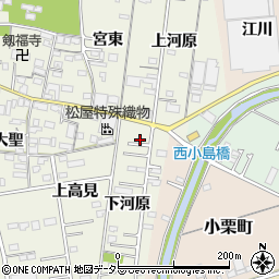 愛知県一宮市今伊勢町馬寄下河原3-6周辺の地図